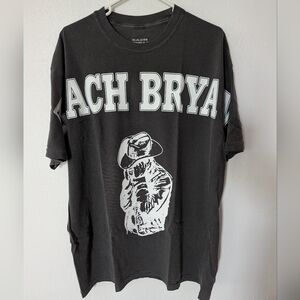 Zach Bryan Burn Burn Burn Tour Graphic Tee Shirt Gray Size XL New